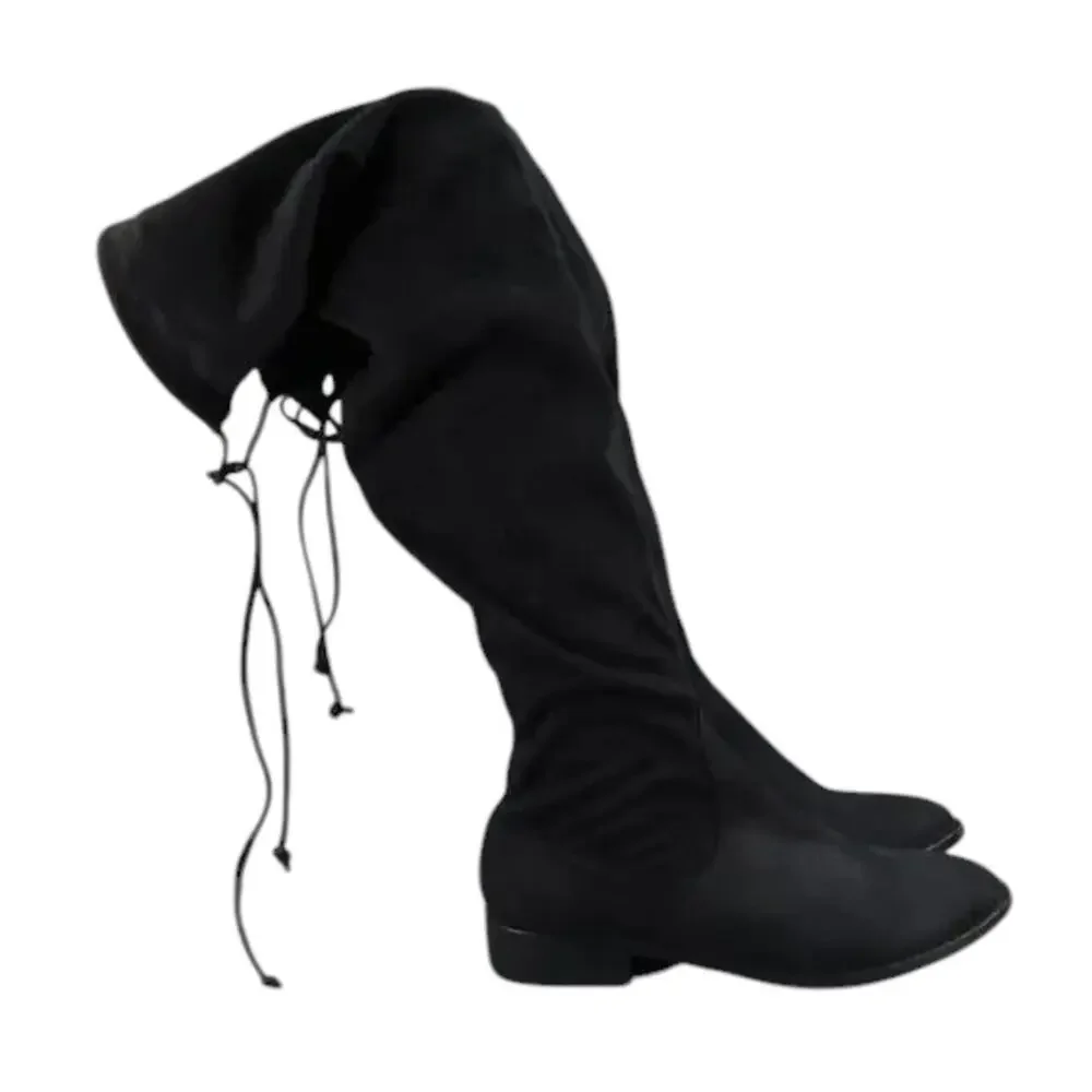 Steve Madden Shoes Womens 6.5 Boots Fashion Over The Knee Thigh High Tie Classic